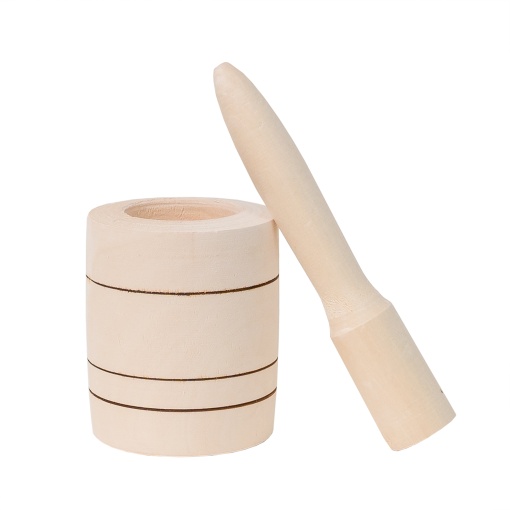 Mojar din lemn Zilan, pentru usturoi, dimensiuni 8.5x8.5x10.5 cm, 1077