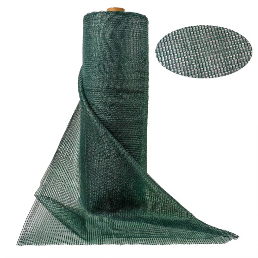 Plasa umbrire Zilan, UV 95%, latime 2m, lungime 100m, HDPE, verde, EXT5637_1