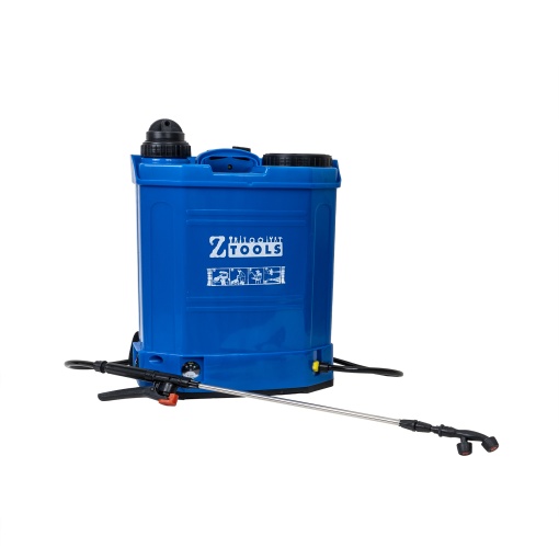 Pompa de stropit Z-tools, electrica si manuala, 16L, albastru/galben, 3.5Kg, 40x30x20cm, ZTS5479