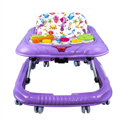 Premergator Zilan cu scaun reglabil, 10 roti pivotante, greutate maxima suportata 12 Kg, dimensiuni 64x58x74 cm, 3 Kg, ZLN1077_6