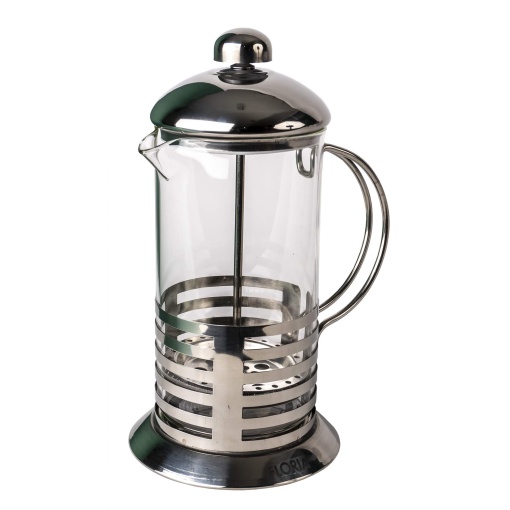 Presa cafea Floria, 600 ml, sticla, inox, inaltime 22 cm, diametru 8.5 cm, ZLN2515