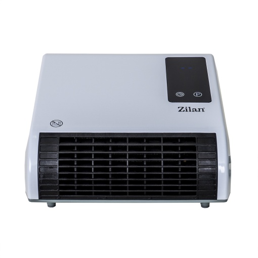 Radiator electric Zilan, de perete, putere maxima 2000W, design compact alb/negru, dimensiuni 12x26x27 cm, ZLN2083