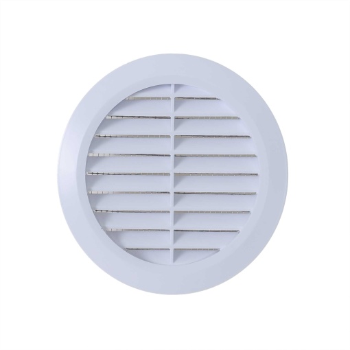 Rama aerisire Zilan, plastic alb lucios, 110mm, rezistenta UV, EXT7194