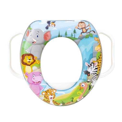 Reductor WC copii Z-TOOLS, cu manere, burete moale, dimensiuni 30x28 cm, interior 17x13 cm, ZTS9105