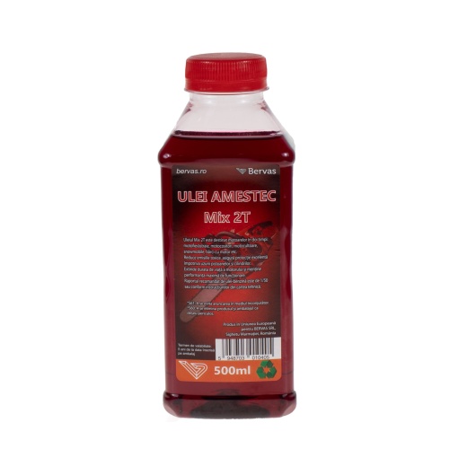 Ulei pentru amestec 2T Zilan, rosu, 500ml, dispozitiv ungere, 0.5l, 4970