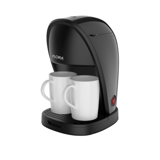 Aparat de facut cafea Zilan, 450W, filtru lavabil, 2 cesti incluse, capacitate 250ml, dimensiuni 14x15x14.5cm, ZLN9297