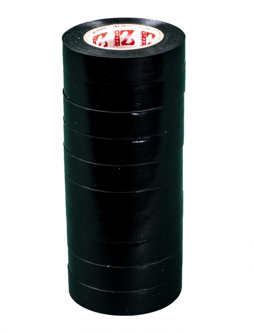 Banda adeziva Z-tools, PVC, 16mm x 20m, 10 role, negru, ZLN8755_1