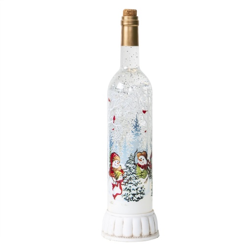 Decoratiune de Craciun Zilan cu alimentare USB sau 3 baterii, canta colinde, dimensiuni nedeclarate, CD4978B