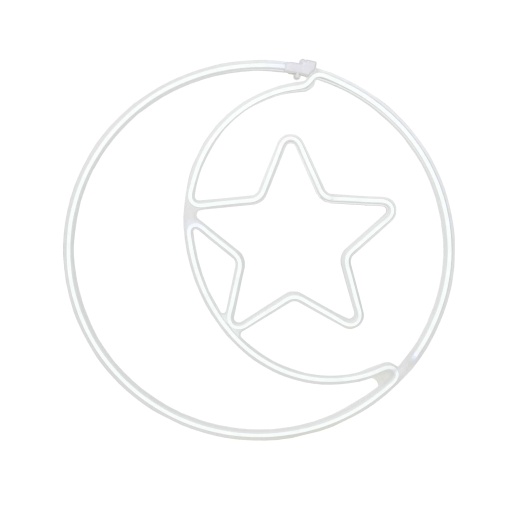 Decoratiune LED Zilan, forma stea, diametru 50cm, EXT10382