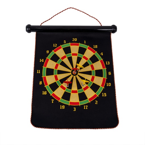 Joc darts magnetic Z-tools, 40x32cm, 4 sageti colorate, pentru 1-6 jucatori, CD623