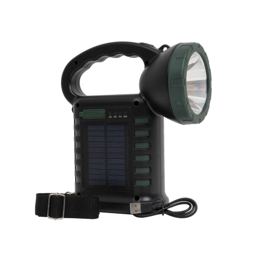Lanterna cu incarcare solara si USB Zilan, 6 moduri de intensitate, 19x9.5x20 cm, ZTS8976