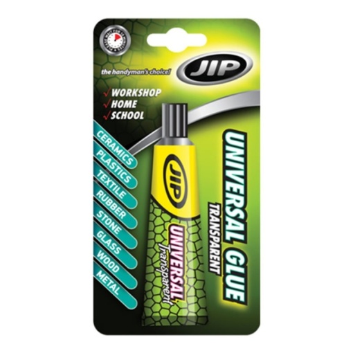 Lipici universal transparent JIP, 30ml, potrivit pentru diverse materiale, 9.5x2x19 cm, EXT9954