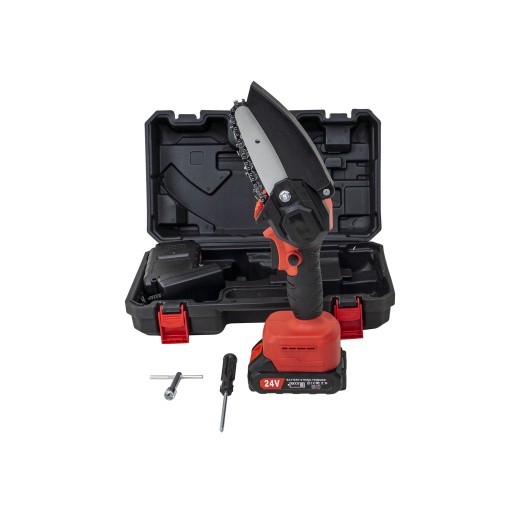 Mini fierastrau electric Z-TOOLS, 2 acumulatori 24V, lungime lama 4", dimensiuni 35x20x12 cm, greutate 2kg, ZTS5692