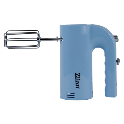 Mixer de mana Zilan, 200W, 5 viteze, 17x8x14 cm, 2 teluri inox + 2 palete framantare, ZLN3161