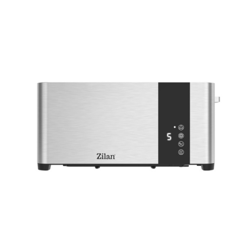 Prajitor de paine Zilan cu 2 fante, 7 nivele de prajire, timer, tava detasabila, afisaj LED, 40x16x18 cm, ZLN6234