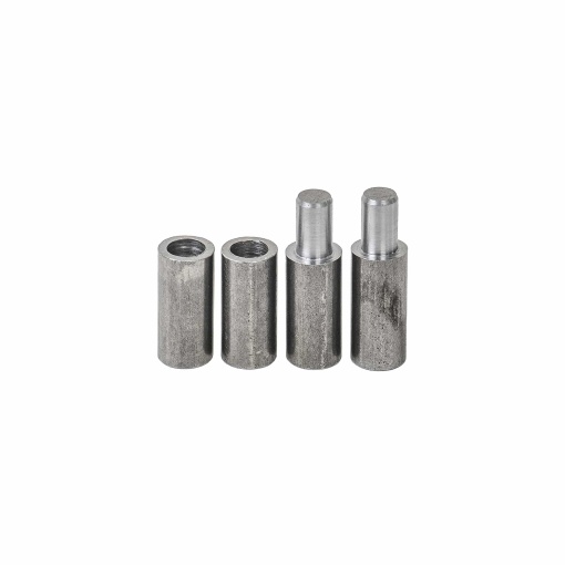 Set 2 buc balama sudura Zilan, ascunsa, utilizare usa, poarta, garaj, din otel rezistent la coroziune, metalic argintiu, diametru 16 mm, 4015_2