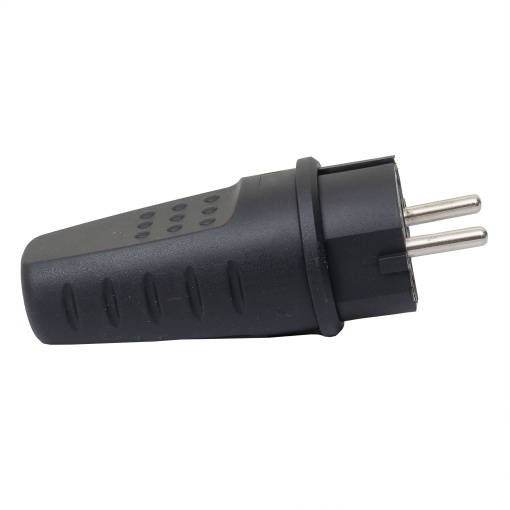 Stecher Zilan 16A, 1 locas, negru, 16A, ZTS8413