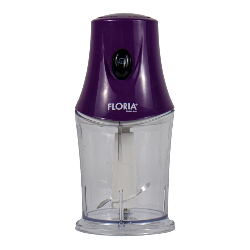 Tocator Floria, plastic 360ml, putere 200W, inox detasabil, mecanic, violet, 0.9kg, ZLN9850
