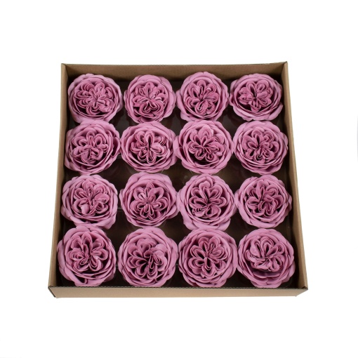 Trandafiri din sapun love, 16buc/set, roz prafuit, 8 cm, pachet CD4078-Rozprafuit