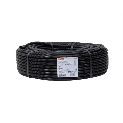 Tub flexibil Gewiss, diametru 16mm, lungime 100ml, 55x55x16 cm, 5kg, DX15016R