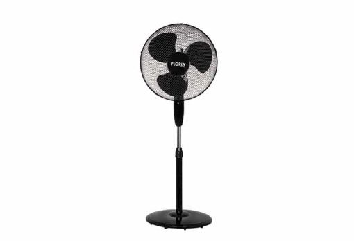 Ventilator cu picior Zilan, 16 inch, 3 trepte de viteza, inaltime reglabila, pozitie fixa sau rotativa, putere 40W, 50x13x41 cm, ZLN0996