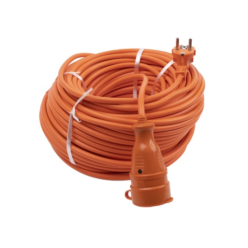Cablu prelungitor Zilan, 40m, 3x1.5mm, portocaliu, 1 priza, 3500W, 220V, 27x27x9 cm, 3.8kg, EXT7260