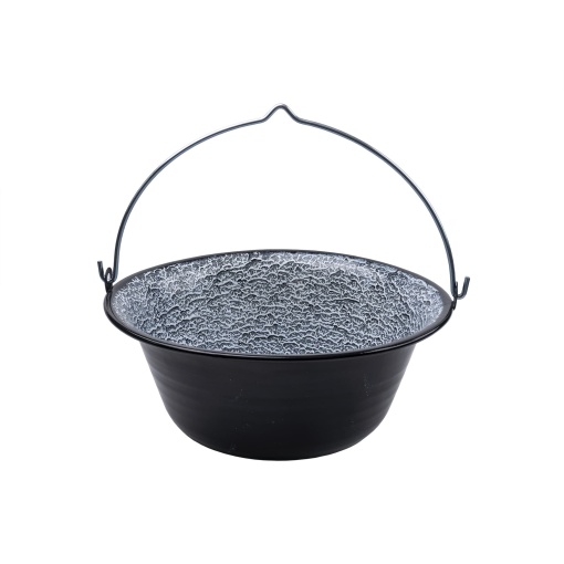 Ceaun Z-tools, 13L, otel emailat, negru, 18 cm inaltime, 40.5 cm diametru, fara capac, alimentare gaz plus electrica, cod EXT7224