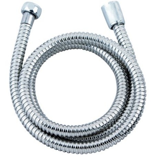 Furtun dus Zilan, inox, lungime 1.5m, diametru 14mm, cromat, argintiu, ZLN7864