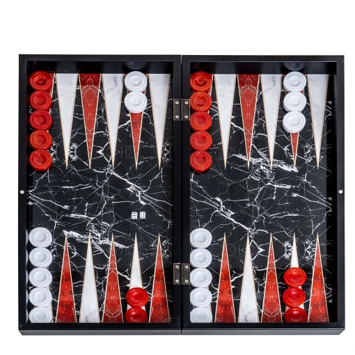 Joc de table Zilan, 50x50 cm, multicolor, lemn lacuit, 987-2