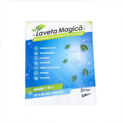 Laveta magica universala Zilan, 32x40cm, set 2 bucati, 1kg, 6422465033142