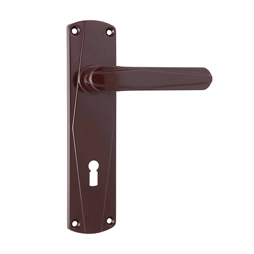 Maner+Sild P 72 culoare maro, tip incuietoare clasic, tamplarie lemn, 4576
