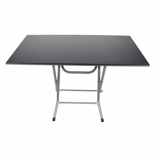 Masa plianta Z-tools, MDF 70x120cm, picioare metalice, inaltime 75cm, grosime 1.9cm, negru, cod ZTS5448