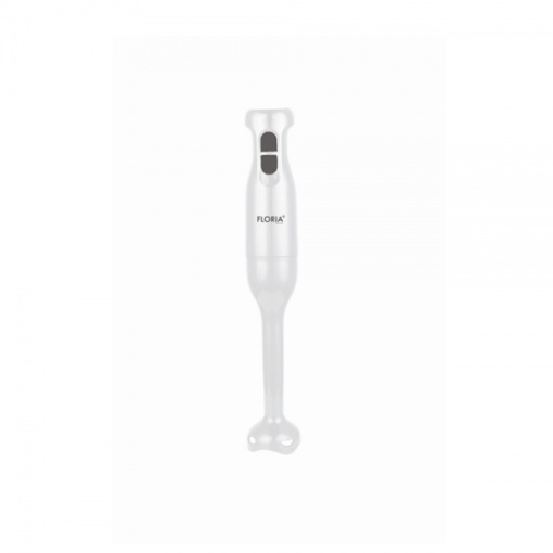 Mixer vertical Zilan 250W, 2 viteze, cutite inox, inaltime 35 cm, alb, ZLN7973