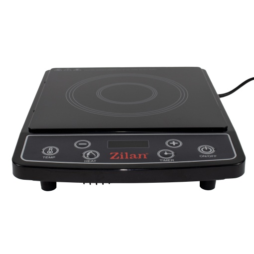 Plita cu inductie Zilan, 1 arzator, 2000W, control tactil, 28x35x6 cm, ZLN0559