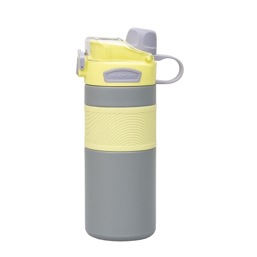 Termos Zilan 2 in 1, inox, 600ml, galben, 23x10x10 cm, ZTS8443_1
