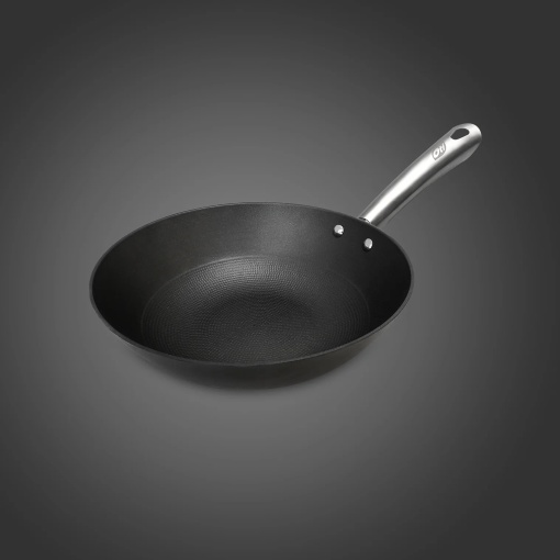 Tigaie wok fonta tip fagure Zilan, diametru 28 cm, 8 cm inaltime, antiaderenta, usoara, OTI0013