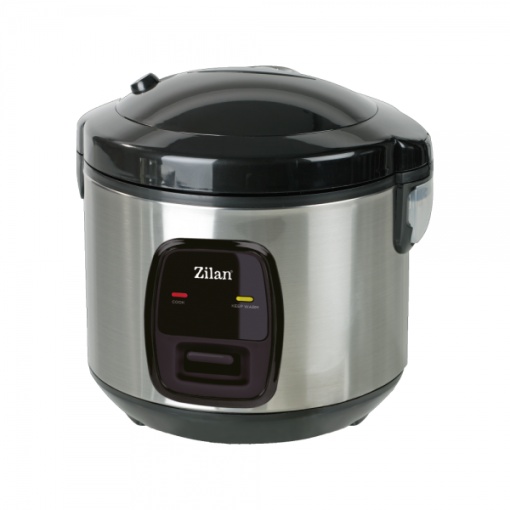 Aparat de gatit cu aburi Zilan, 1.5L, putere 500W, inox/negru, 21.2 cm diametru, 11 cm inaltime, ZLN2793