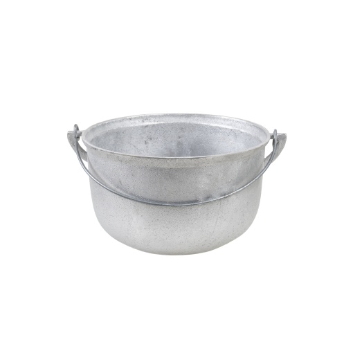 Ceaun aluminiu Zilan, capacitate 5L, diametru 26cm, inaltime 15.5cm, grosime 5mm, fara capac, gri, EXT8041