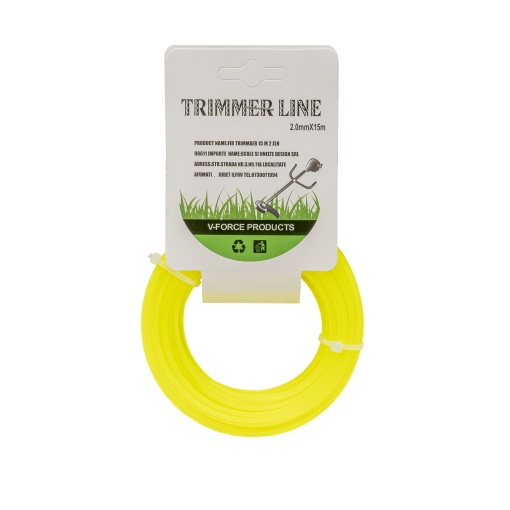 Fir trimmer Zilan 2mm x 15m, pentru Autocut mici, taiere iarba, gazon, arbori, vegetatie rezistenta scazuta, cod 98611