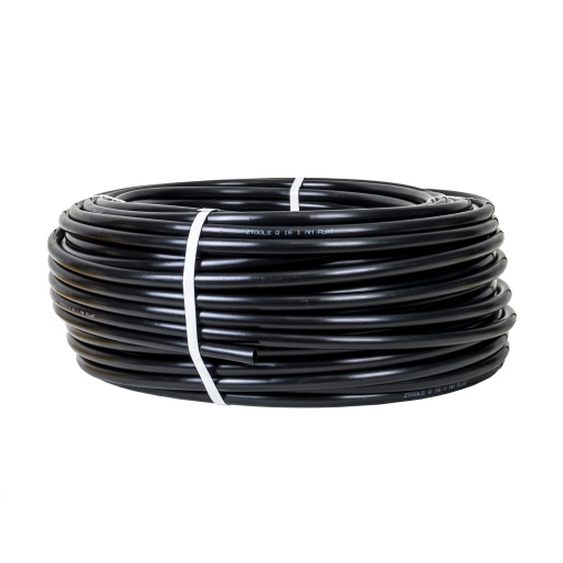 Furtun Zilan pentru irigatii prin picurare, diametru 16 mm, lungime 100 m, PVC, negru, 54x54x20 cm, ZLN4519