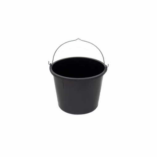 Galeata Z-tools, plastic flexibil, 5L, 220x220x0 mm, maner metal, negru, ZLN9596