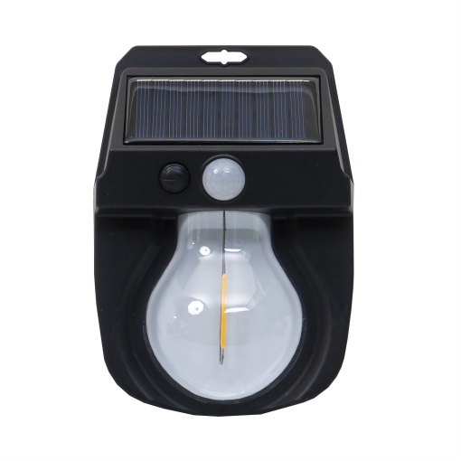 Lampa solara de perete Zilan, LED, senzor de miscare, 3 moduri de lumina, 11x5x15.5 cm, ZTS8194