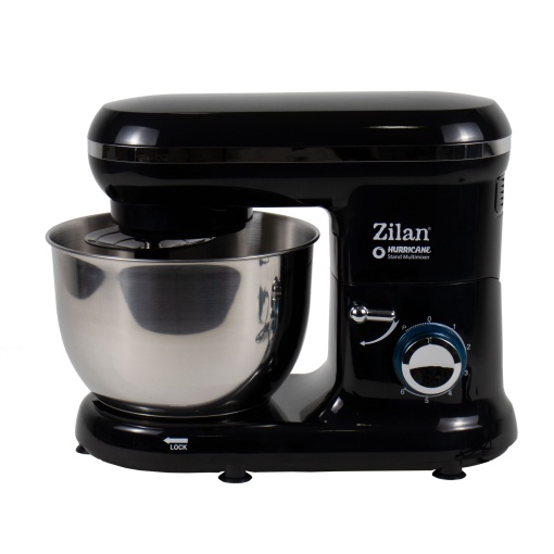 Mixer cu bol Zilan, 1000W, 4.5L, 6 trepte, inox, ABS, ZLN3185