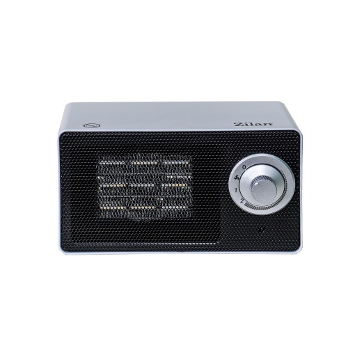 Racitor de aer Zilan, 1000W, compact, alb/negru, 12x21x11 cm, ZLN2007