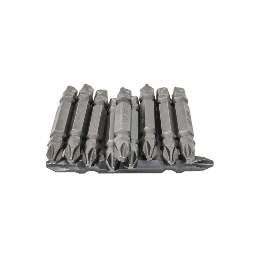Set 10 biti cu cap dublu Zilan, din otel CRV, 65 mm, finisaj satinat, 14x11x2 cm, ZTS5689
