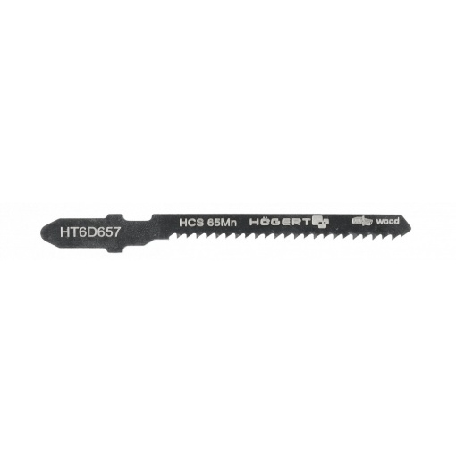 Set 5 bucati lame pentru fierastrau electric HOGERT, otel HCS 65Mn, 12TPI, lungime 76mm, 50mm util, compatibile Festool, DeWalt, Kress, AEG, Black & Decker, Bosch, Makita, Hitachi, Hilti, Milwaukee, HT6D657
