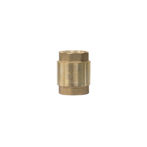 Supapa de sens Zilan, cu arc si element de inchidere, alama, 1", lungime 5.5cm, diametru 4cm, ZTS8323