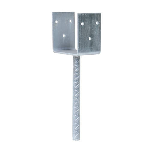 Suport stalp Zilan 100x290x60x4mm, pentru beton, fara cap, 1 bucata, cod 4927