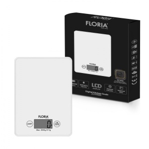 Cantar bucatarie digital Zilan, 5kg, sticla, display LCD, 20x14x2 cm, ZLN1685 - Img 3