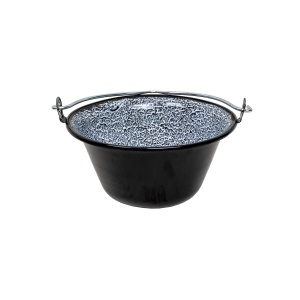Ceaun smaltuit Zilan, 3L, otel emailat, antiaderent, usor de curatat, dimensiuni 20x20x10 cm, cod: EXT7227 - Img 1
